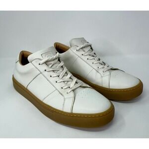 GREATS Royale Sneakers Men's Size 11.5 White/Gum Sole Low Top Casual Sneakers